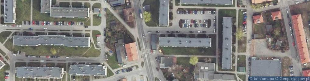 Zdjęcie satelitarne DHL POP ŻABKA
