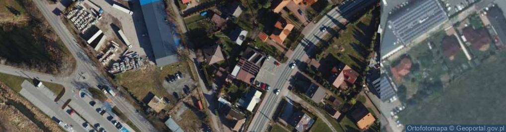 Zdjęcie satelitarne DHL POP ŻABKA