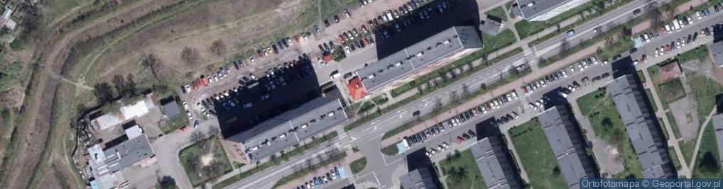 Zdjęcie satelitarne DHL POP ŻABKA