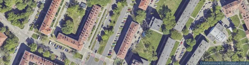 Zdjęcie satelitarne DHL POP ŻABKA