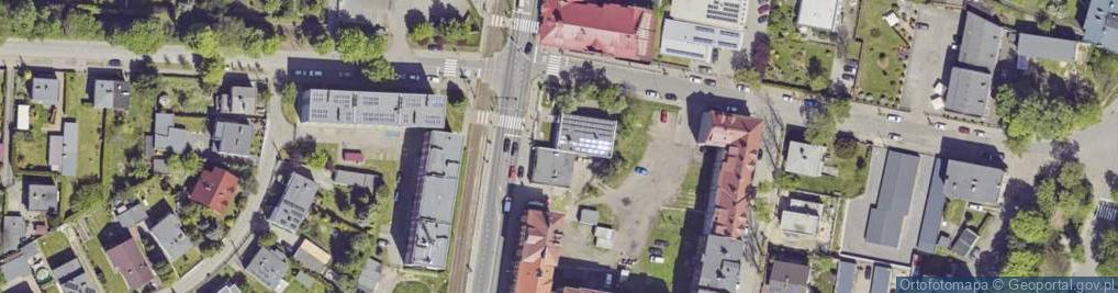 Zdjęcie satelitarne DHL POP ŻABKA