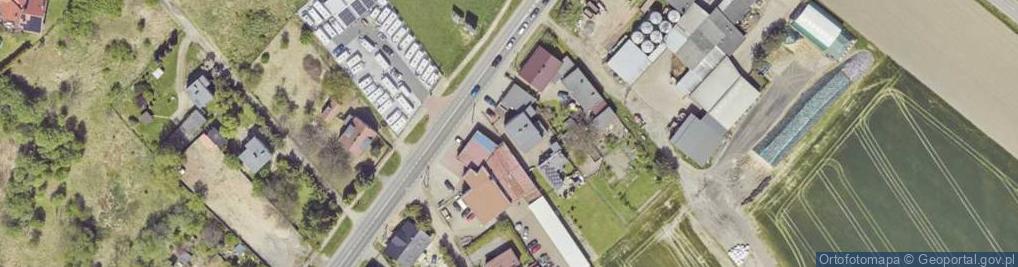 Zdjęcie satelitarne DHL POP ŻABKA