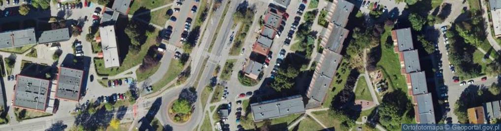 Zdjęcie satelitarne DHL POP ŻABKA