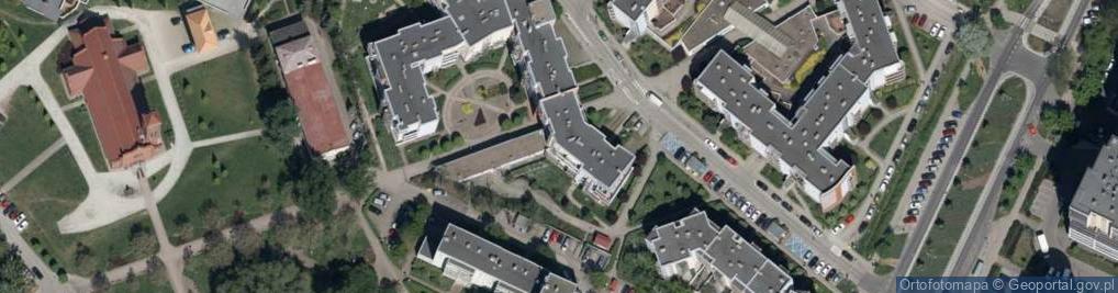 Zdjęcie satelitarne DHL POP ŻABKA