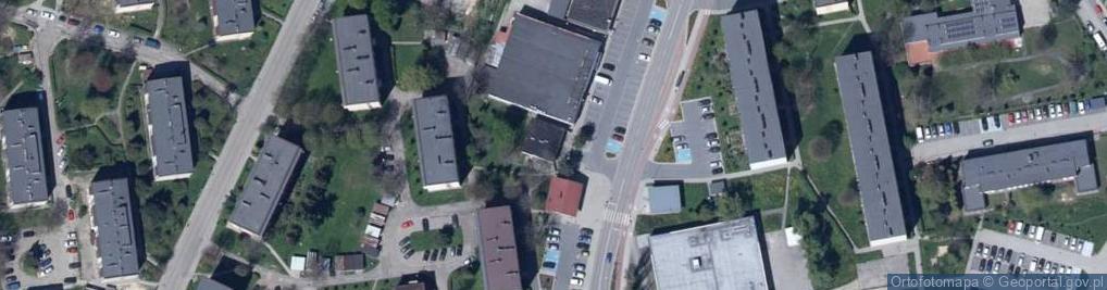 Zdjęcie satelitarne DHL POP ŻABKA