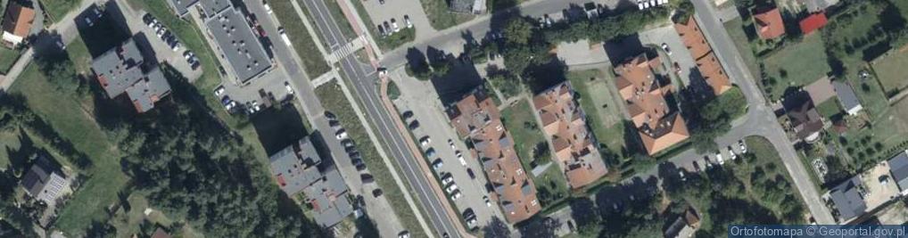 Zdjęcie satelitarne DHL POP Żabka