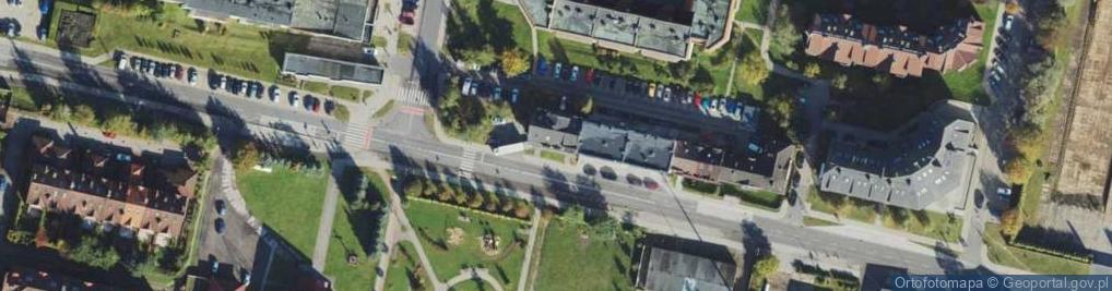 Zdjęcie satelitarne DHL POP ŻABKA