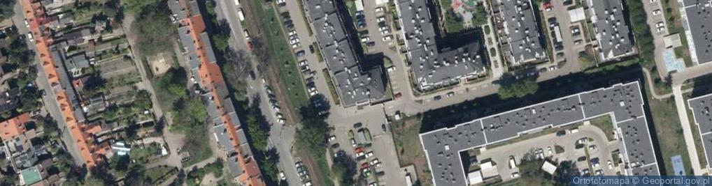 Zdjęcie satelitarne DHL POP ŻABKA