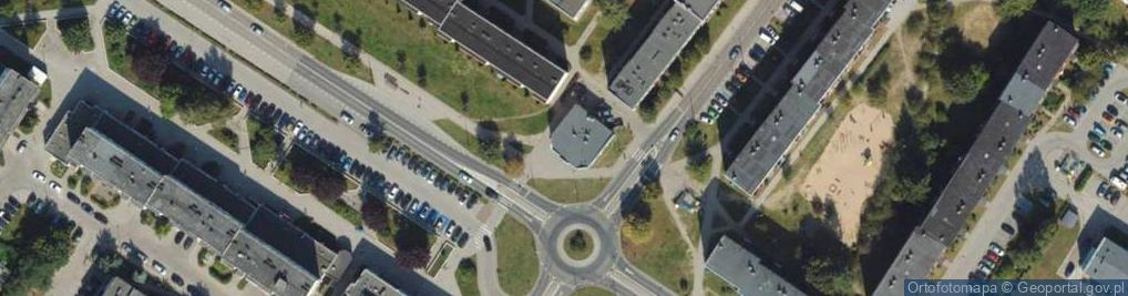 Zdjęcie satelitarne DHL POP ŻABKA