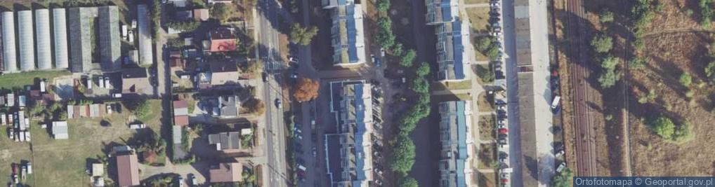 Zdjęcie satelitarne DHL POP ŻABKA