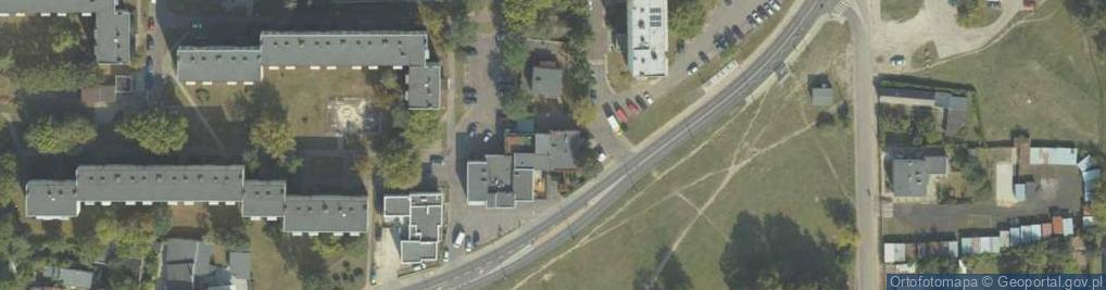 Zdjęcie satelitarne DHL POP ŻABKA