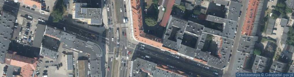 Zdjęcie satelitarne DHL POP ŻABKA