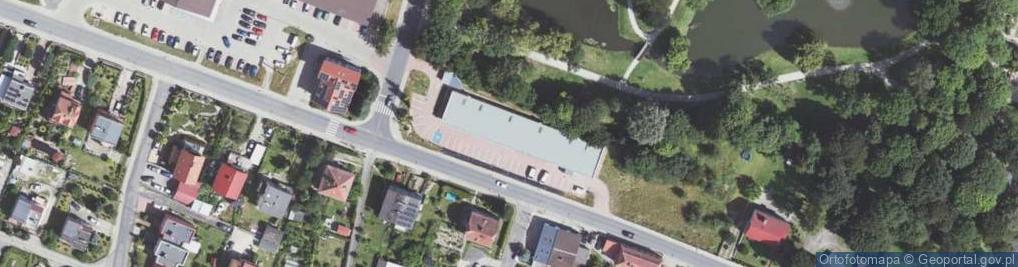 Zdjęcie satelitarne DHL POP Żabka