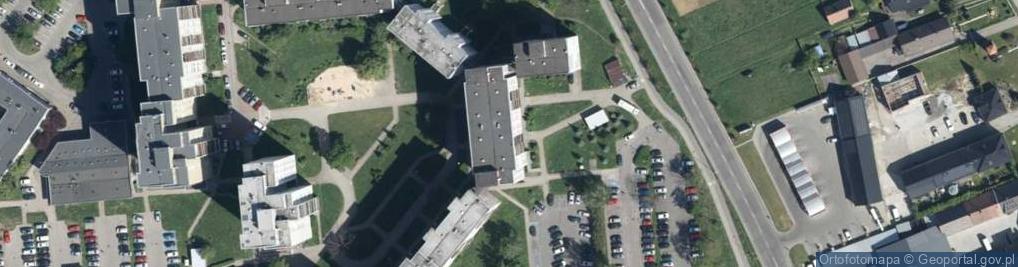 Zdjęcie satelitarne DHL POP ŻABKA