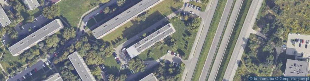 Zdjęcie satelitarne DHL POP ŻABKA