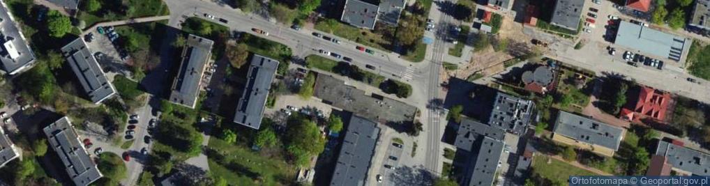 Zdjęcie satelitarne DHL POP ŻABKA