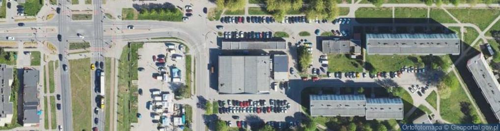 Zdjęcie satelitarne DHL POP ŻABKA