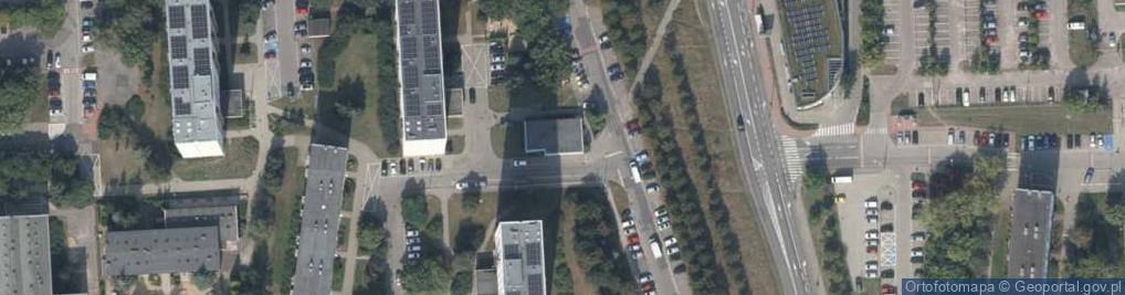 Zdjęcie satelitarne DHL POP ŻABKA