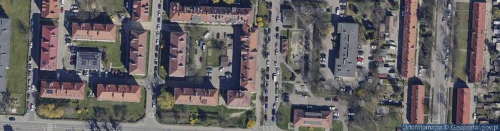 Zdjęcie satelitarne DHL POP ŻABKA