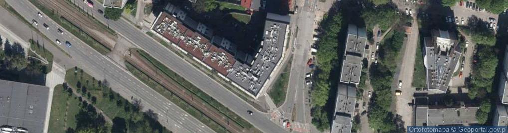 Zdjęcie satelitarne DHL POP ŻABKA