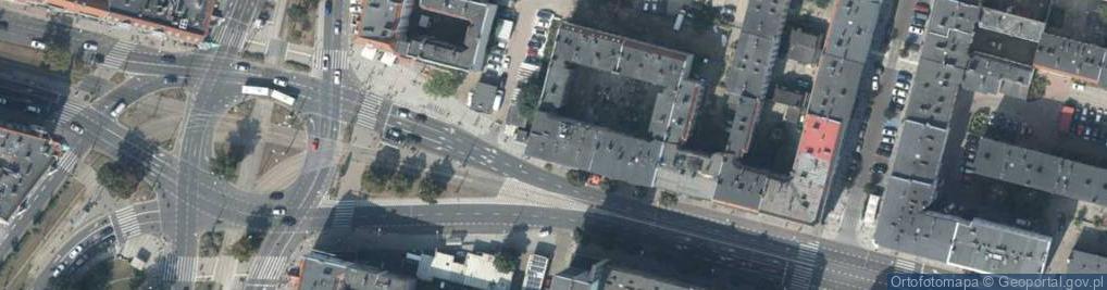 Zdjęcie satelitarne DHL POP ŻABKA