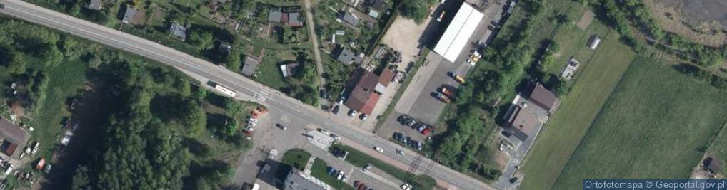 Zdjęcie satelitarne DHL POP ŻABKA