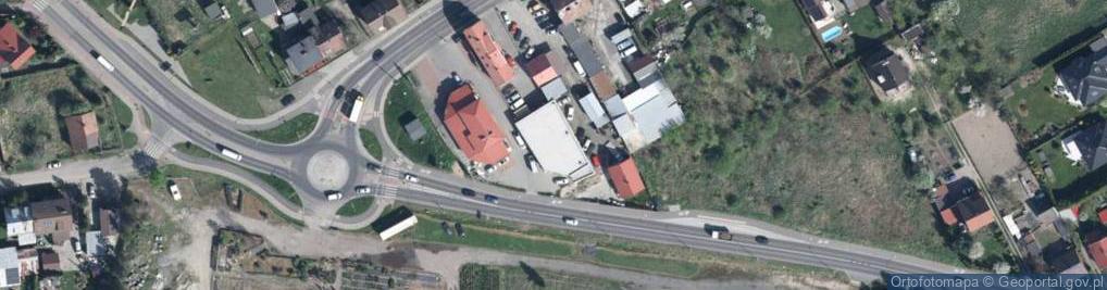 Zdjęcie satelitarne DHL POP ŻABKA