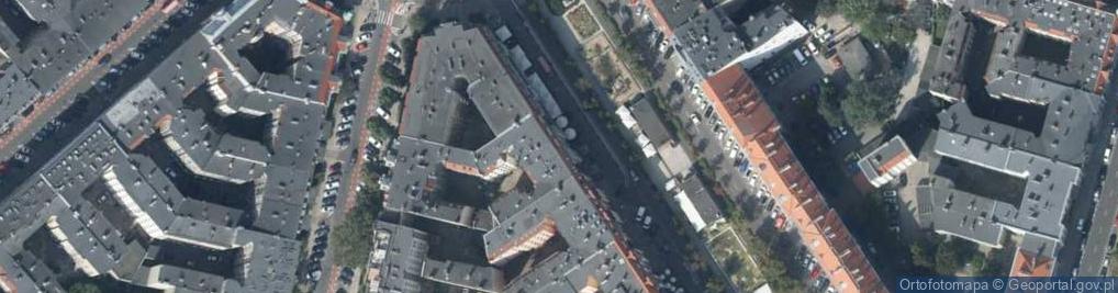 Zdjęcie satelitarne DHL POP ŻABKA