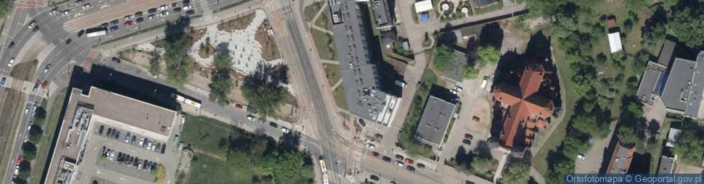 Zdjęcie satelitarne DHL POP ŻABKA