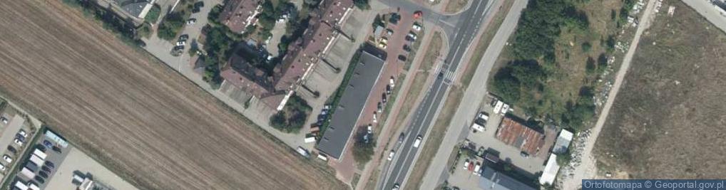 Zdjęcie satelitarne DHL POP ŻABKA