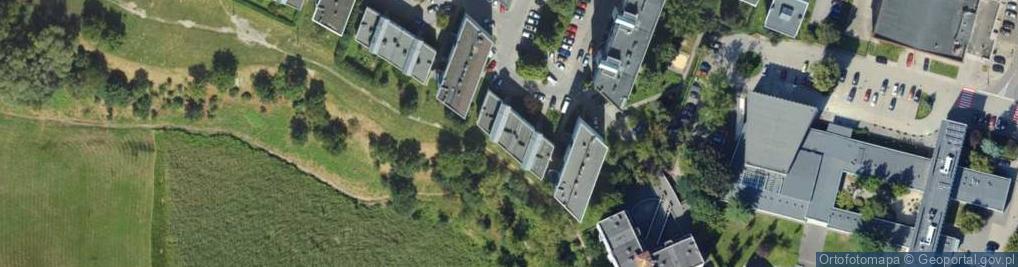 Zdjęcie satelitarne DHL POP ŻABKA