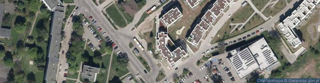 Zdjęcie satelitarne DHL POP ŻABKA
