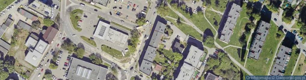 Zdjęcie satelitarne DHL POP ŻABKA