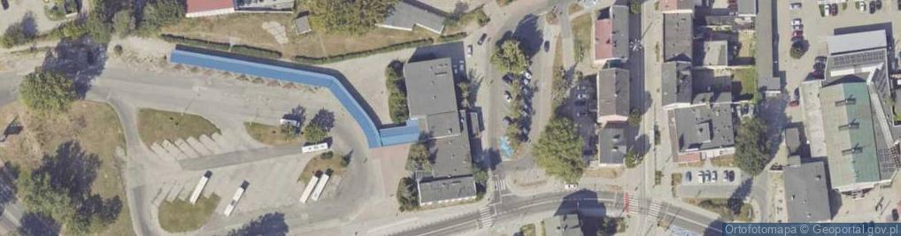 Zdjęcie satelitarne DHL ServicePoint