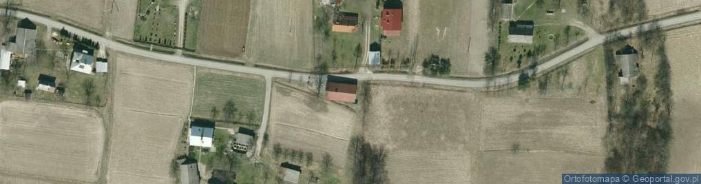 Zdjęcie satelitarne Dom Strażaka Januszkowice - Działy