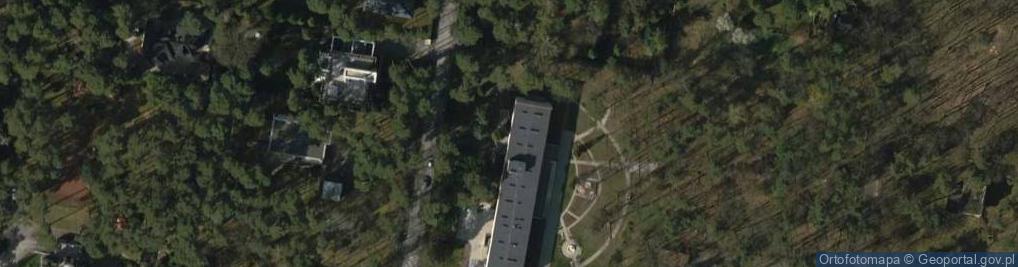 Zdjęcie satelitarne Dom Seniora Polskiej Akademii Nauk