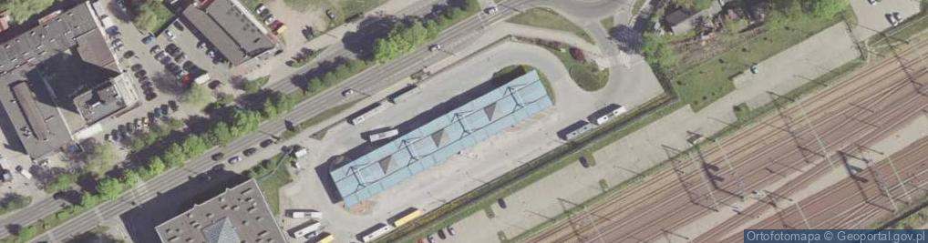 Zdjęcie satelitarne Dworzec Autobusowy PKS Radom