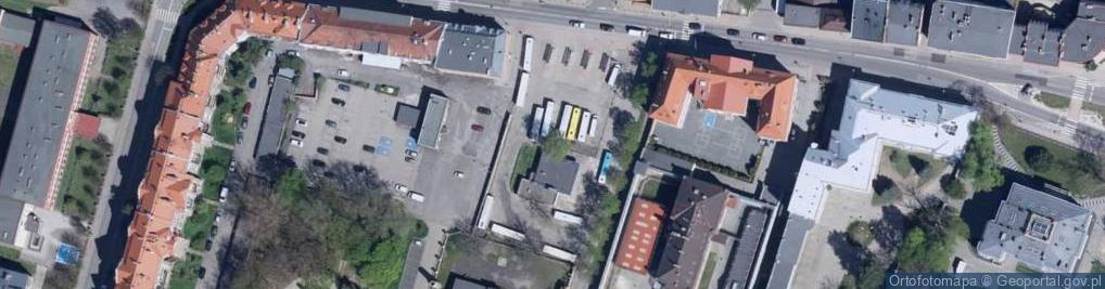 Zdjęcie satelitarne Dworzec autobusowy