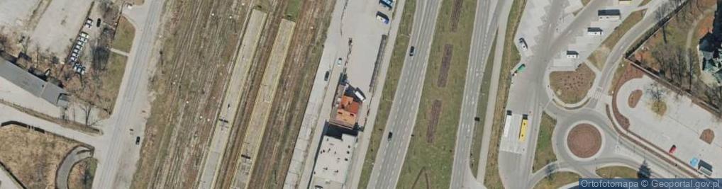 Zdjęcie satelitarne Dworzec BUS