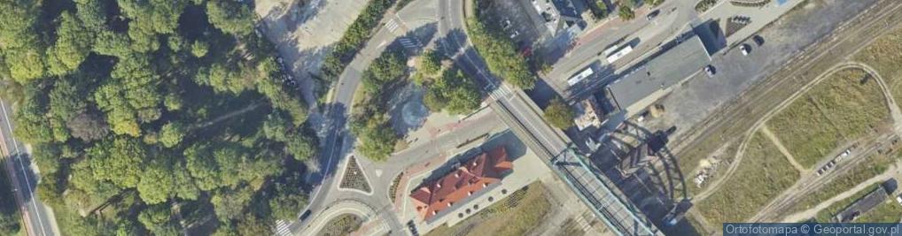 Zdjęcie satelitarne Dworzec PKS