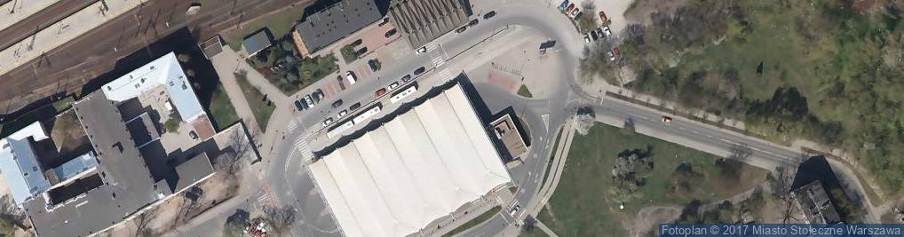 Zdjęcie satelitarne Dworzec Wschodni