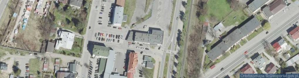 Zdjęcie satelitarne Gorlicki Dworzec Autobusowy