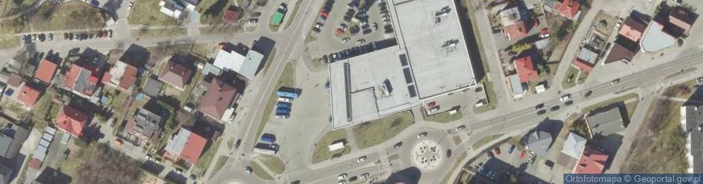Zdjęcie satelitarne PKS dworzec