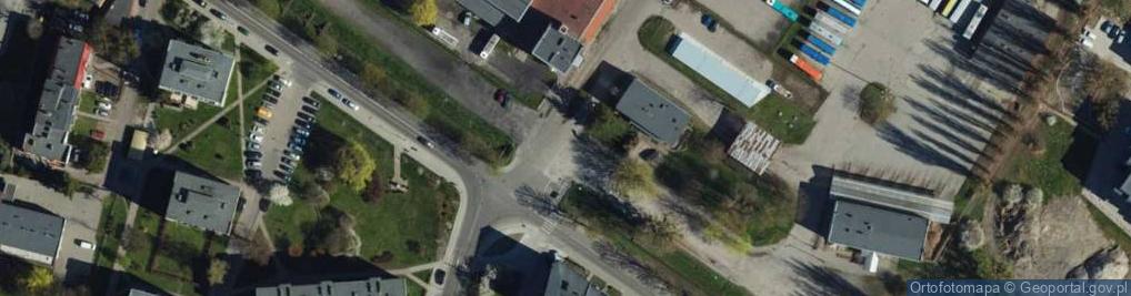 Zdjęcie satelitarne PKS Grudziądz
