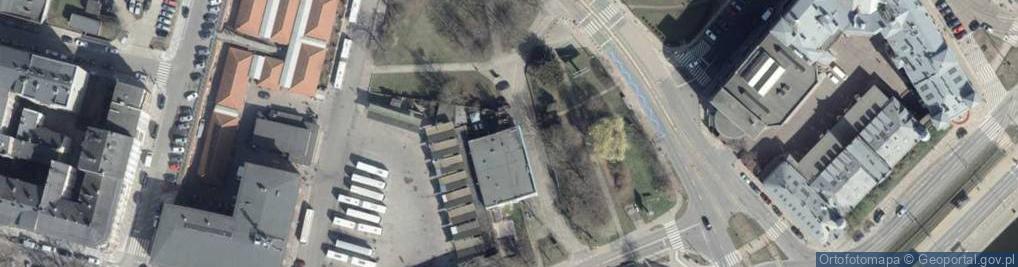 Zdjęcie satelitarne PKS Szczecin