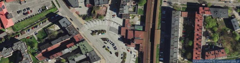 Zdjęcie satelitarne Będzin Miasto