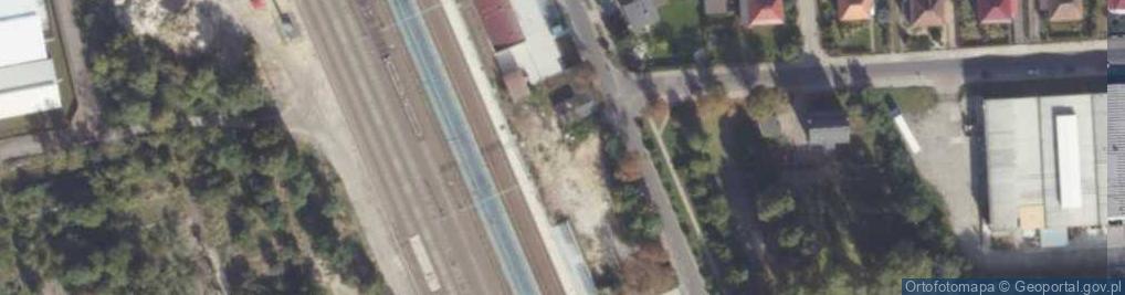 Zdjęcie satelitarne Dworzec PKP - RAWICZ