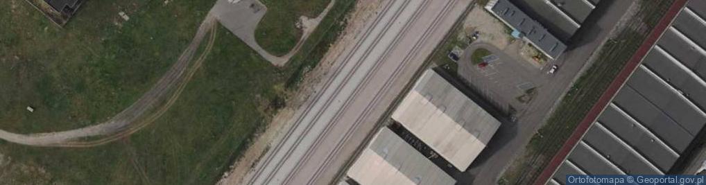Zdjęcie satelitarne Dworzec Wiślany