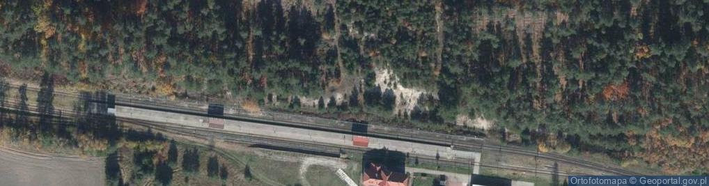 Zdjęcie satelitarne Hrebenne