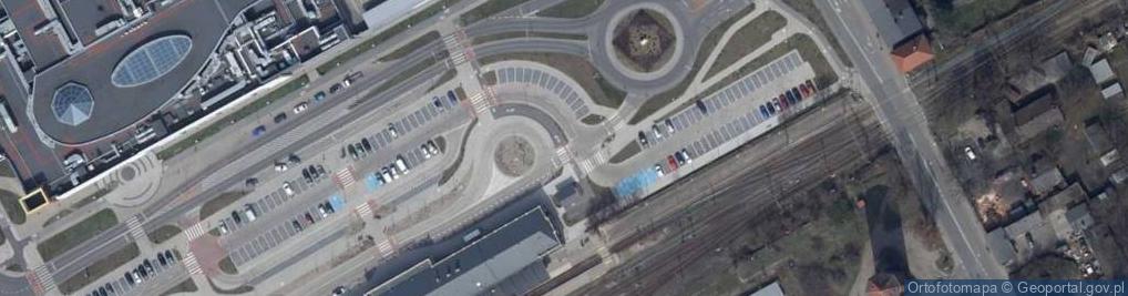 Zdjęcie satelitarne Kalisz (stacja kolejowa)